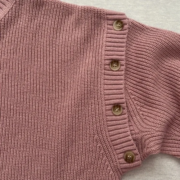 Vivienne Hu VHNY Convertible, Knit, Long Sleeve, Vest, Mauve, Sweater, OS - Picture 4 of 13